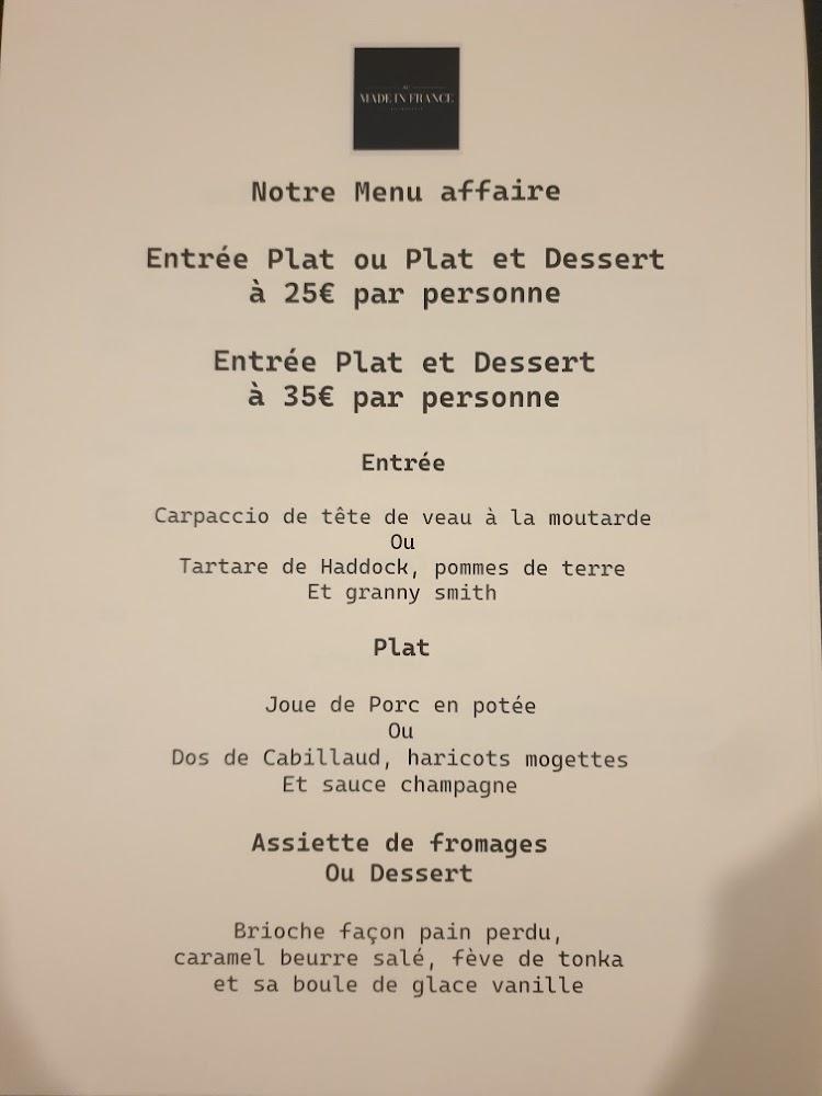 AU MADE IN FRANCE - Menu Image 2